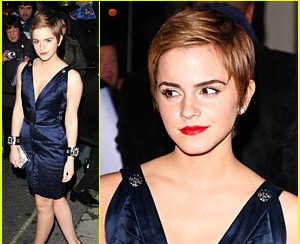 FOTO: Emma Watson prava dama z rdečo šminko in čudovito obleko