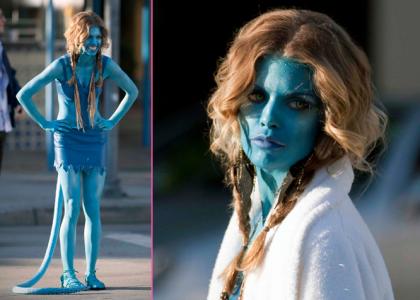 FOTO: AnnaLynne McCord kot Navi iz 'Avatarja'!