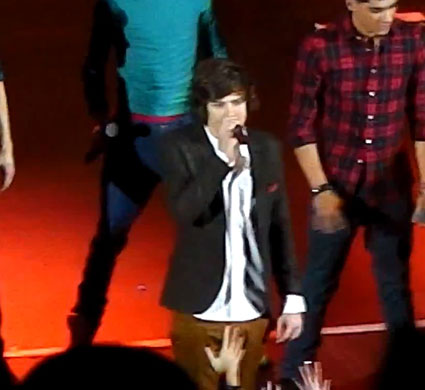 Opa! Harry iz One Direction: Ga je oboževalka na koncertu prijela za penis?!