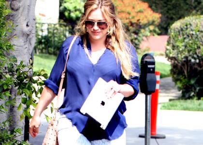 Vroče! Hilary Duff: V javnosti prvič po porodu!