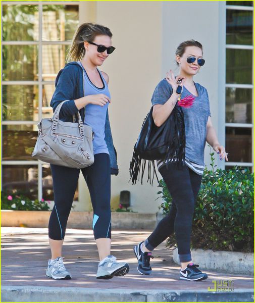 Foto: Hilary Duff: Kljub nosečnosti veliko telovadi