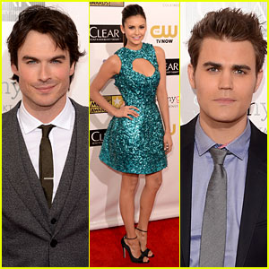 Foto: Seksi trojica Vampirskih dnevnikov skupaj na Critics Choice Awards!