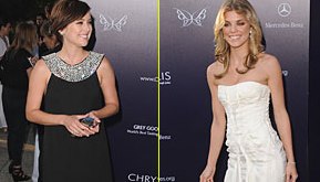 AnnaLynne in Jessica: Blesteli sta na dobrodelni prireditvi