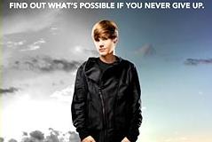 FOTO: Oglej si nov poster za Justinov 'Never say never'!