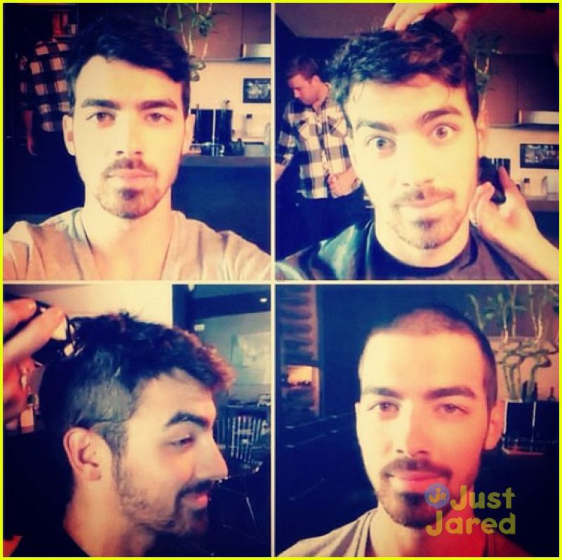 Foto: Joe Jonas: Sedaj je obritoglavec!