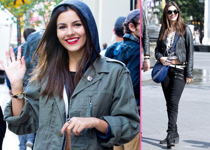 FOTO: Victoria Justice: Prvič ujeta na snemanju novega filma!