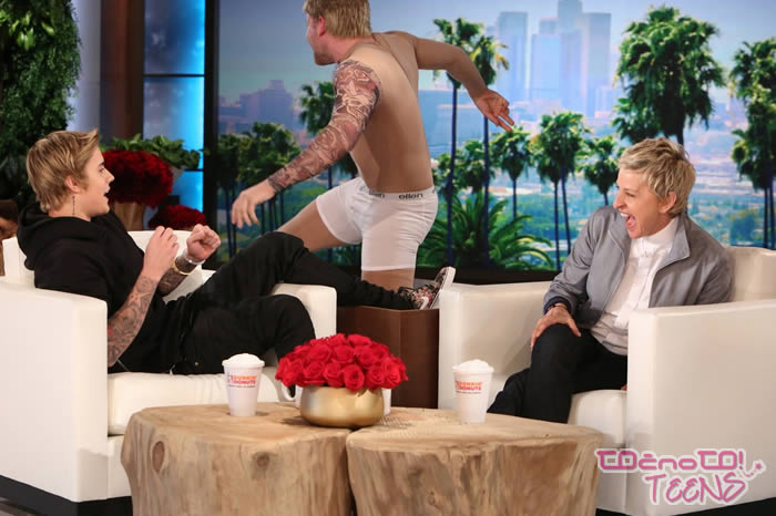 VIDEO! Justin totalno prestrašen pri Ellen!