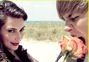 Justin Bieber: Z bujno Kim Kardashian imata vroče fotografije!