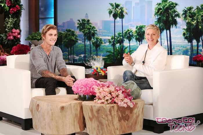 UAU! Justin Bieber presenetil Ellen z obiskom na njen rojstni dan!