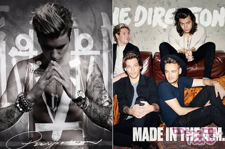 VROČE! Justin premagal One Direction!