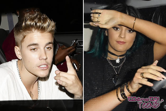 Justin in Kylie večerjo zaključila s 'selfijem'!