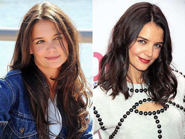 HAIRSTYLE WAR: Katie Holmes