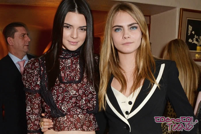 GOVORI SE! Sta si Kendall in Cara dali vtetovirati enako tetovažo?