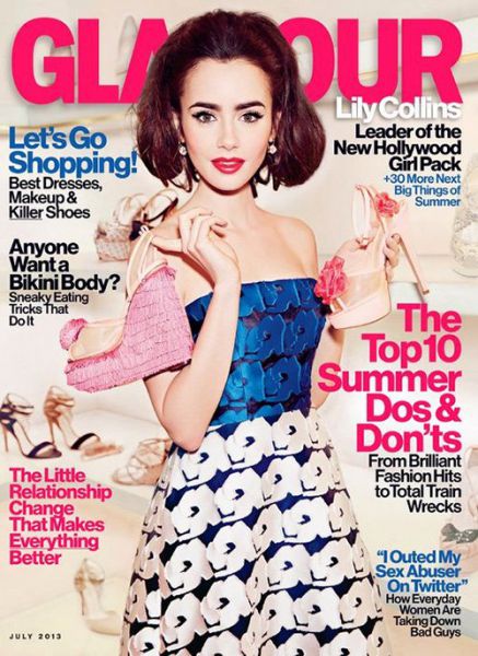 Lily Collins: Ni hotela, da ji očetova slava pomaga pri karieri!