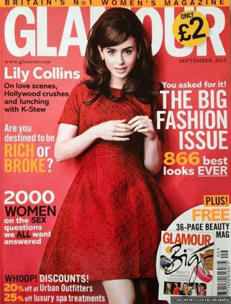 Lily Collins: Poljubljanje pred kamero je vse prej kot seksi!