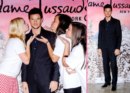 Foto: Taylor Lautner je dobil novo voščeno lutko!