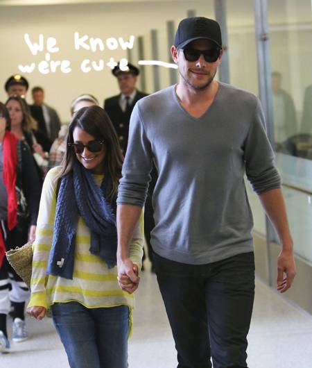 Cory Monteith in Lea Michele: Prijazna do paparacev!