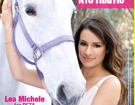 Lea Michele se je pridružila PETI: Konji ne spadajo v promet!