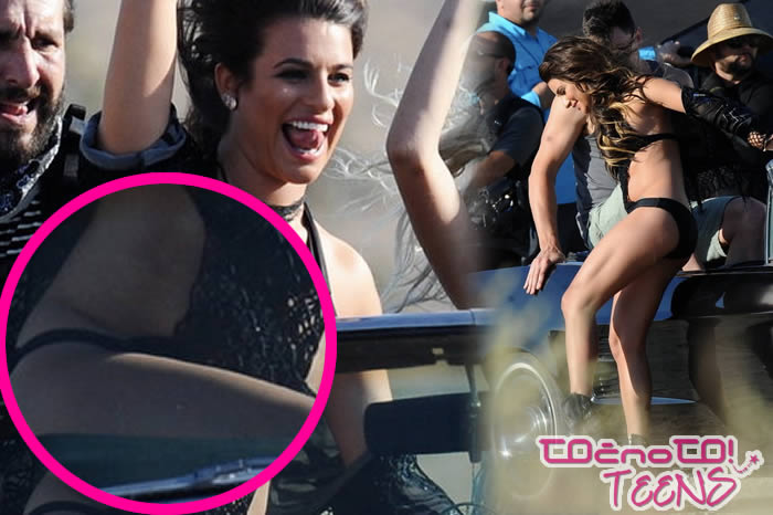 RAZUZDANO! Lea Michele povsem brez sramu!