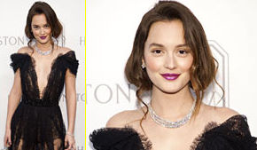 FOTO: Leighton Meester z dekoltejem skoraj do popka!
