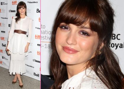 Foto: Leighton Meester: Na premieri novega filma vsa v belem!