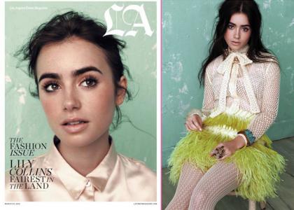 Lily Collins: Hotela je biti najmlajša voditeljica!