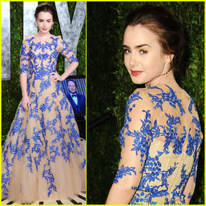 Foto: Lily Collins elegantna na Oskarjih!