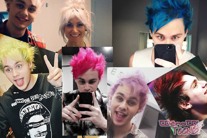 5SOS: Michale Clifford in vse njegove barve las!