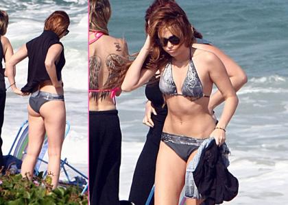 FOTO: Miley Cyrus je v Braziliji pokazala svojo postavo!