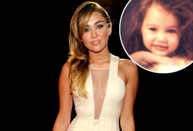 Foto: Miley Cyrus: Na internet objavila svojo otroško sliko!
