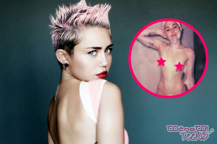 SPET IZZIVA! Miley tokrat telo prekrila le s peno!