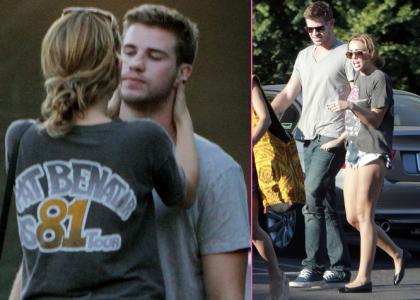 Foto: Miley in Liam: V javnosti ne skrivata svojih čustev!