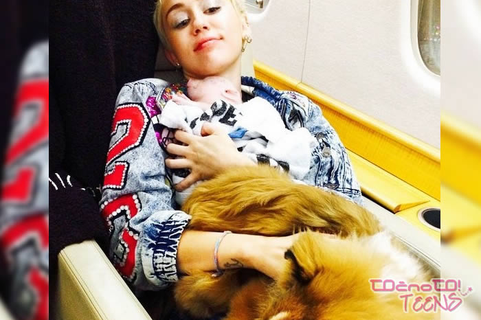 LJUBKO! Miley presenetila z nakupom posebnega hišnega ljubljenčka!