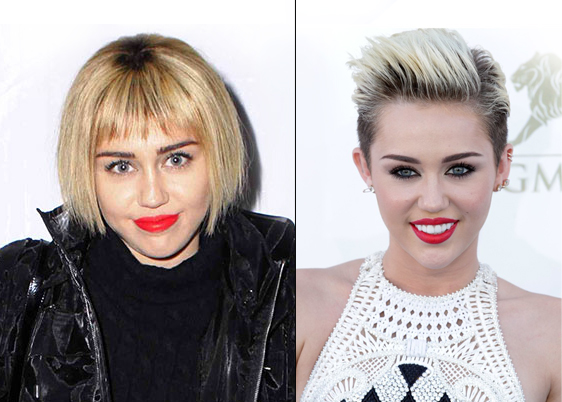 HAIRSTYLE WAR: Miley Cyrus