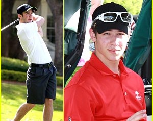 FOTO: Jonasovi: Nick in Kevin igrata golf, Joe šopingira