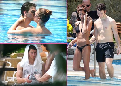 Foto: Joe in Kevis Jonas uživala s svojima lepotičkama, Nick kot peto kolo!