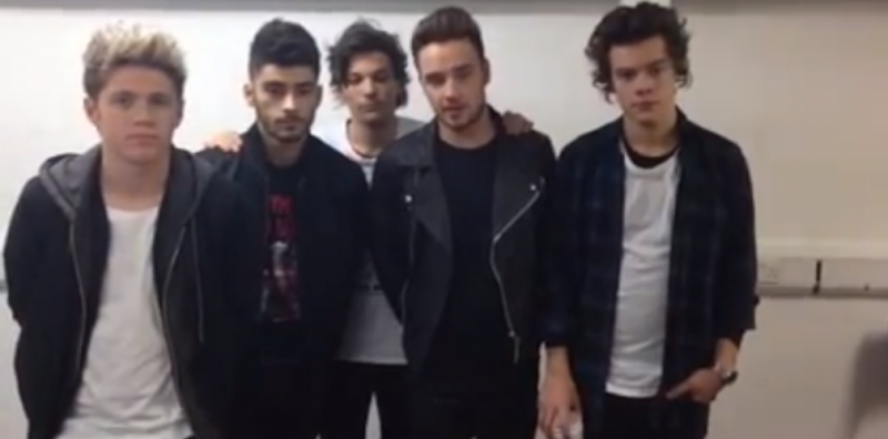One Direction: Poškodovani oboževalki pošiljajo pozdrave!