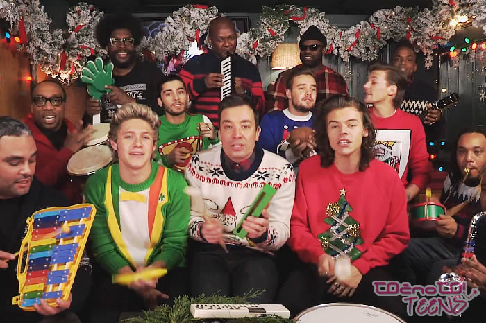 SMEŠNO! Kako so One Direction zapeli skupaj z Jimmyjem!
