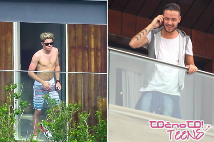 Niall in Liam pozdravljata oboževalce kar z balkona!