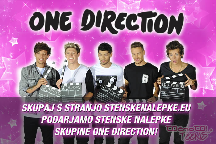 BREZPLAČNO! Polepšaj si sobo z One Direction!