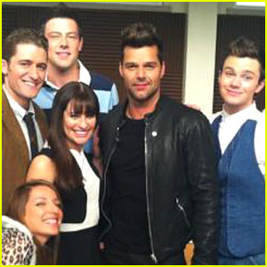 Foto: Glee: Na snemanju tudi Ricky Martin!