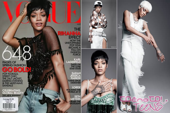Naslovnica z Rihanno