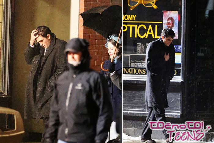 Robert Pattinson premočen na snemanju!