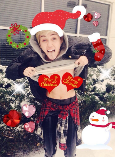 Miley Cyrus: Za božič bo poredna!