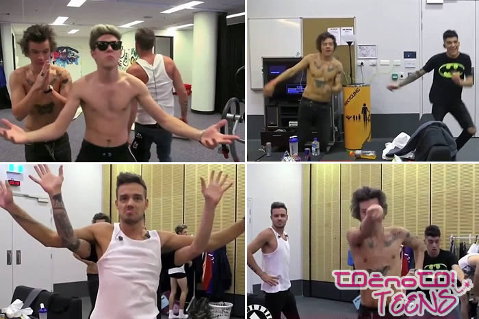 One Direction ujeti med 'umazanim' govorjenjem…