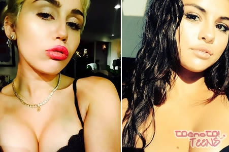 VIDEO! Selena in Miley zmerjata druga drugo!