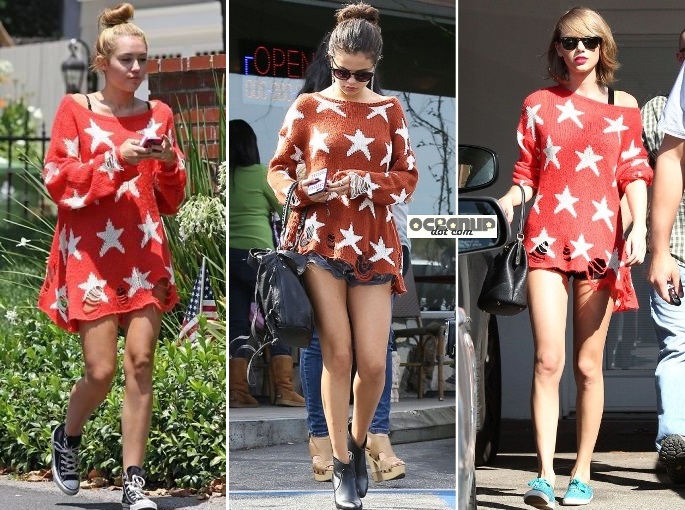 FASHION WAR: Miley vs. Selena vs. Taylor