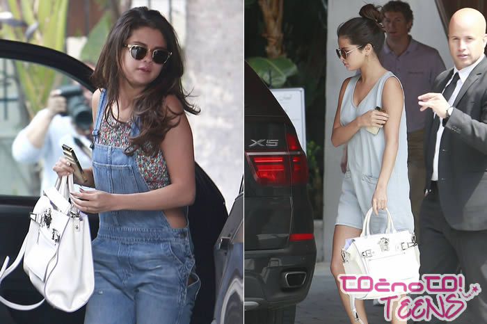 Selena navdušila z jeans pajacom!
