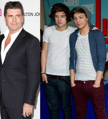 Harry in Louis iz 1D: Simon Cowell ju hoče za sodnika v X Factorju!