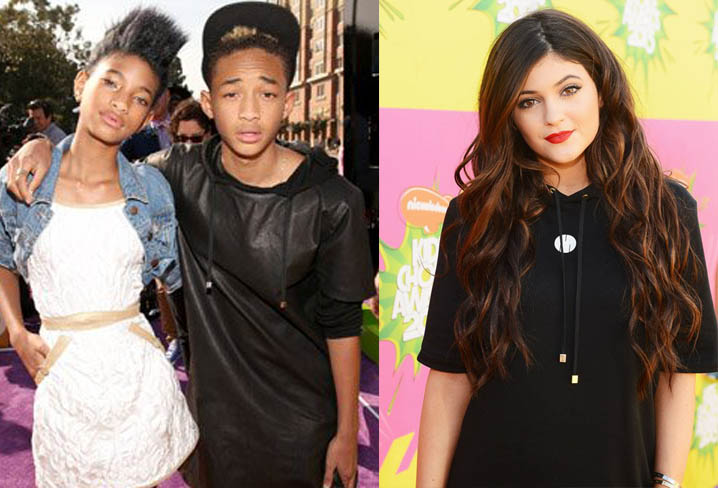 Vroče! Jaden in Willow Smith ter Kylie Jenner na KCA!